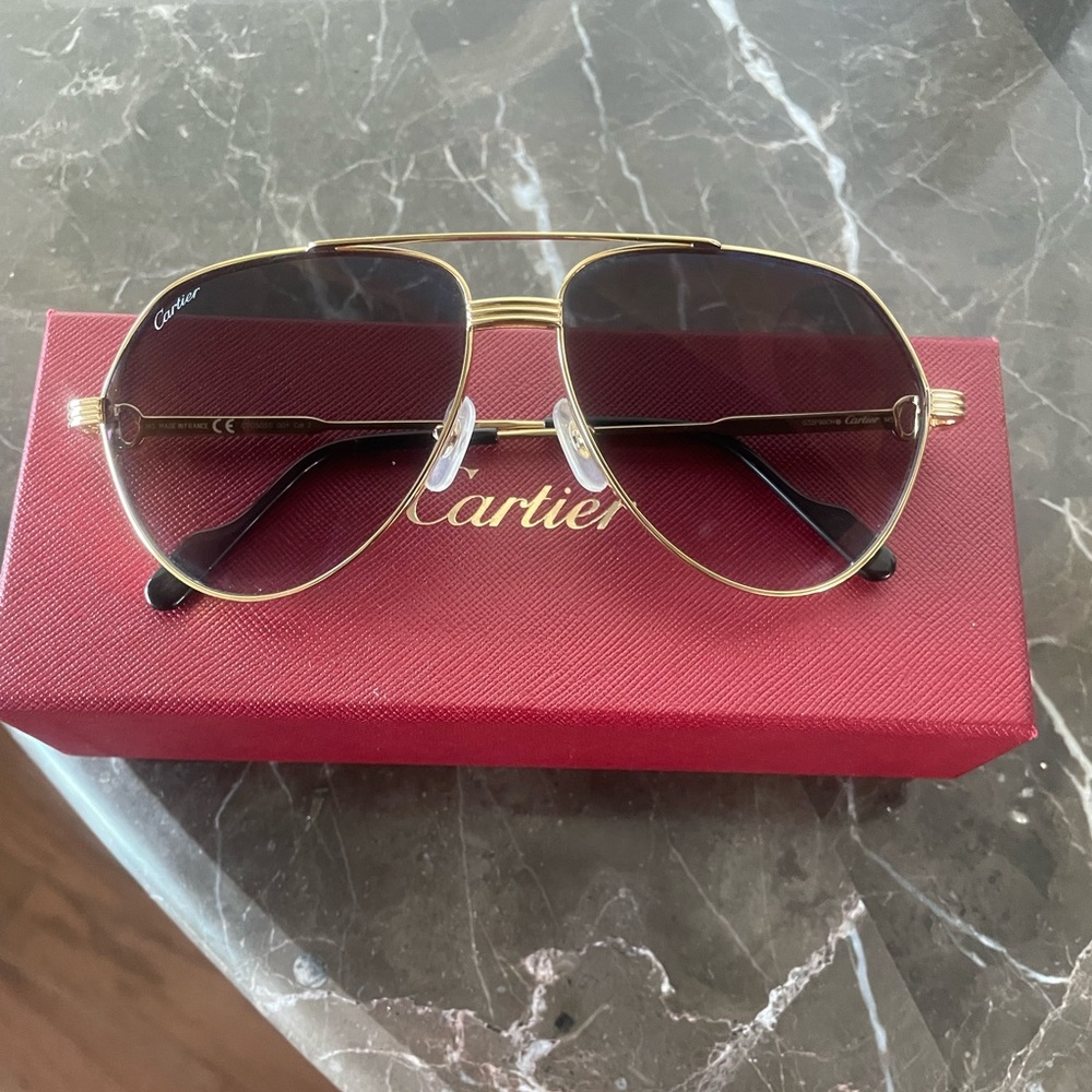Cartier Medal Aviator Sunglasses
